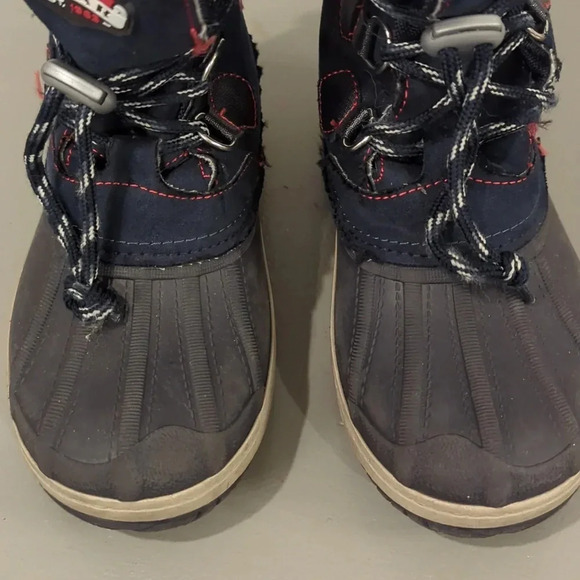 Pajar Marcel Waterproof Winter Boots Navy Unisex size 1 Youth - Picture 4 of 9
